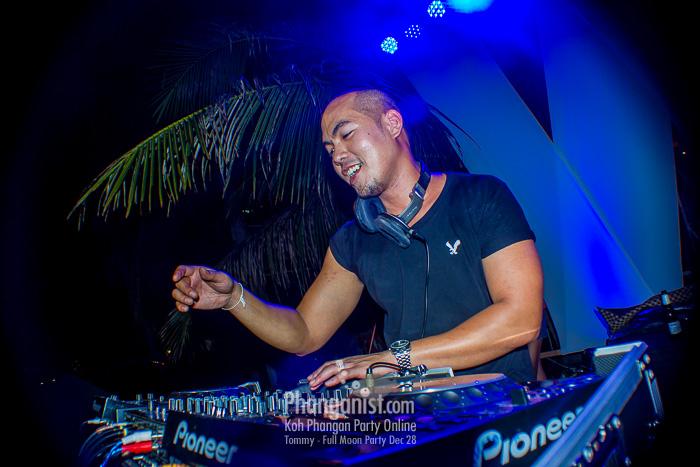 dj phangan party spacemonkey tommy resort new year