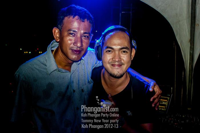 tommy resort dj phangan party dj new year