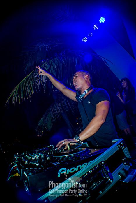 phangan party dj spacemoneky tommy resort new year