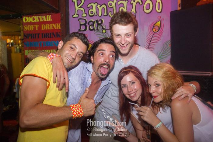 Kangaroo Bar Full Moon Party Koh phangan october 2012