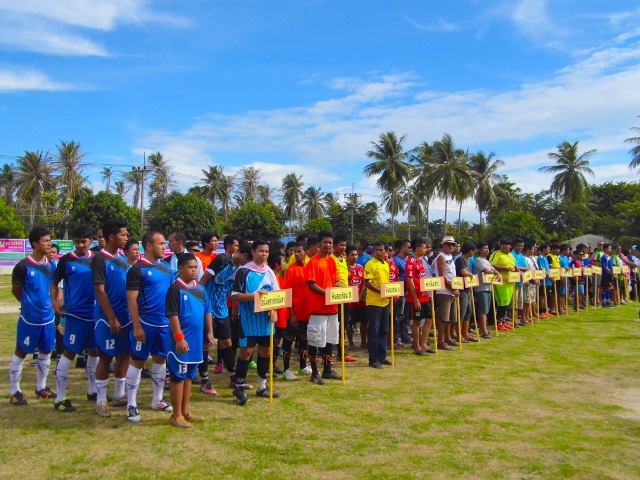 football tournament, games, tongsala, policsstation, jungle fc, tommy team, phangan
