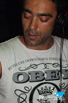DJ Filippo at the Sramanora waterfall party koh phangan
